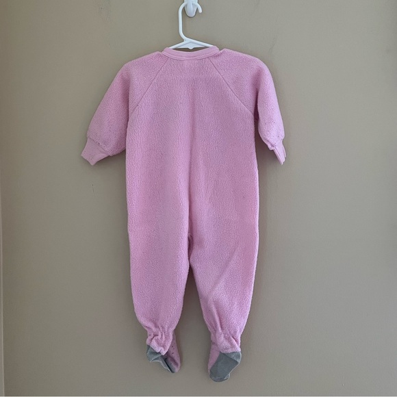 ◻️CARTER’S: Girl size 18 months, pink footsie pajamas w/ dinosaur, preowned◻️ - Picture 11 of 12